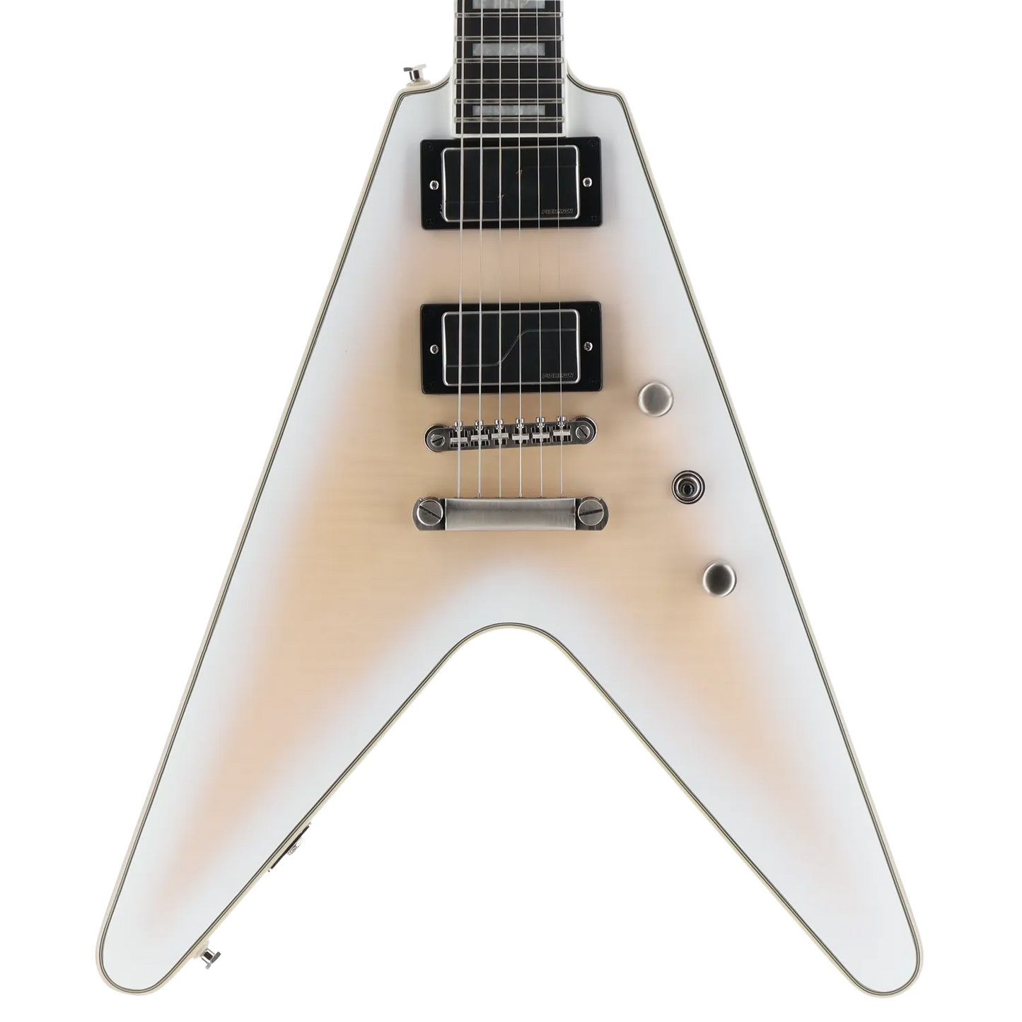 Epiphone Flying V Prophecy Exclusive - Aged White Tiger Burst (E11) (29078)