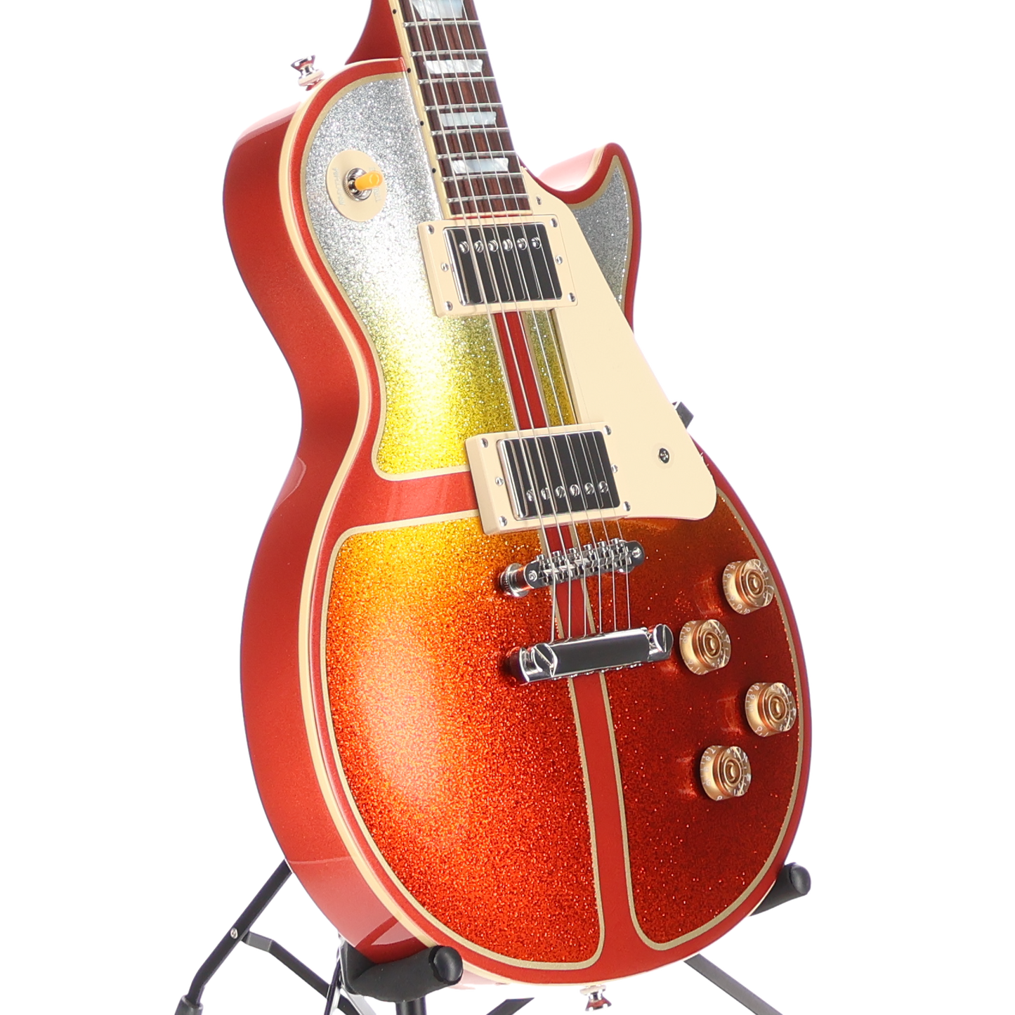 Epiphone IGC 1960 Les Paul Standard Reissue - Zenith Gold and Cinder Custom Paint Burstbucker Pickup Mod (AA13) (09105)