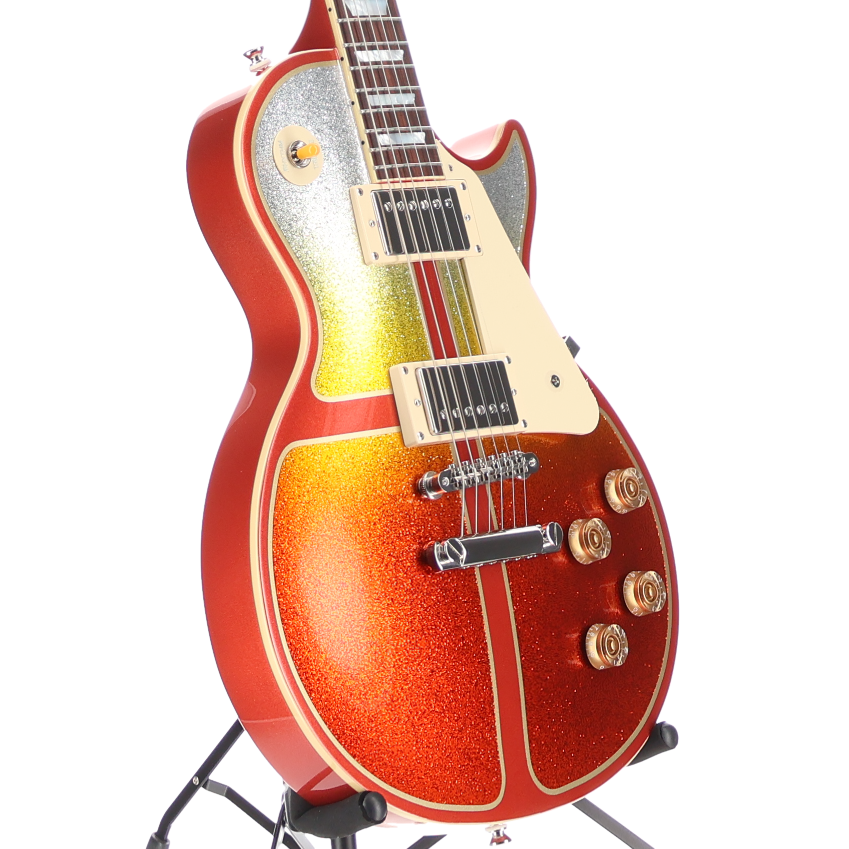 Epiphone IGC 1960 Les Paul Standard Reissue - Zenith Gold and Cinder Custom Paint Burstbucker Pickup Mod (AA13) (09105)