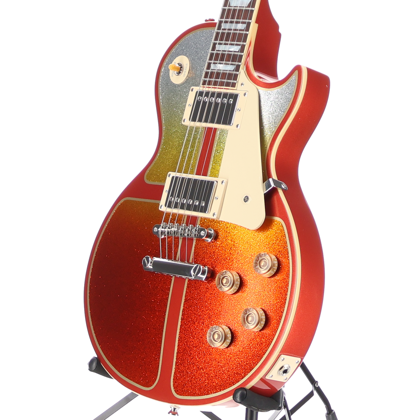 Epiphone IGC 1960 Les Paul Standard Reissue - Zenith Gold and Cinder Custom Paint Burstbucker Pickup Mod (AA13) (09105)