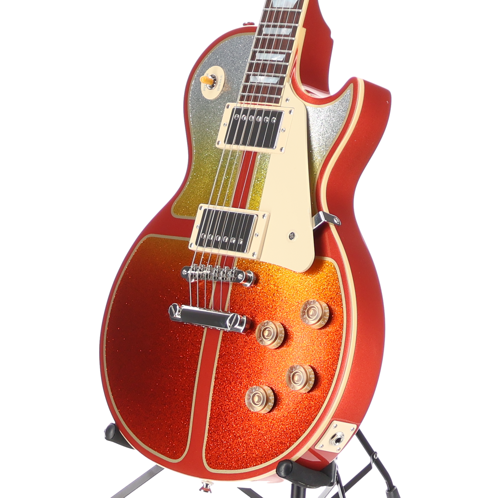 Epiphone IGC 1960 Les Paul Standard Reissue - Zenith Gold and Cinder Custom Paint Burstbucker Pickup Mod (AA13) (09105)