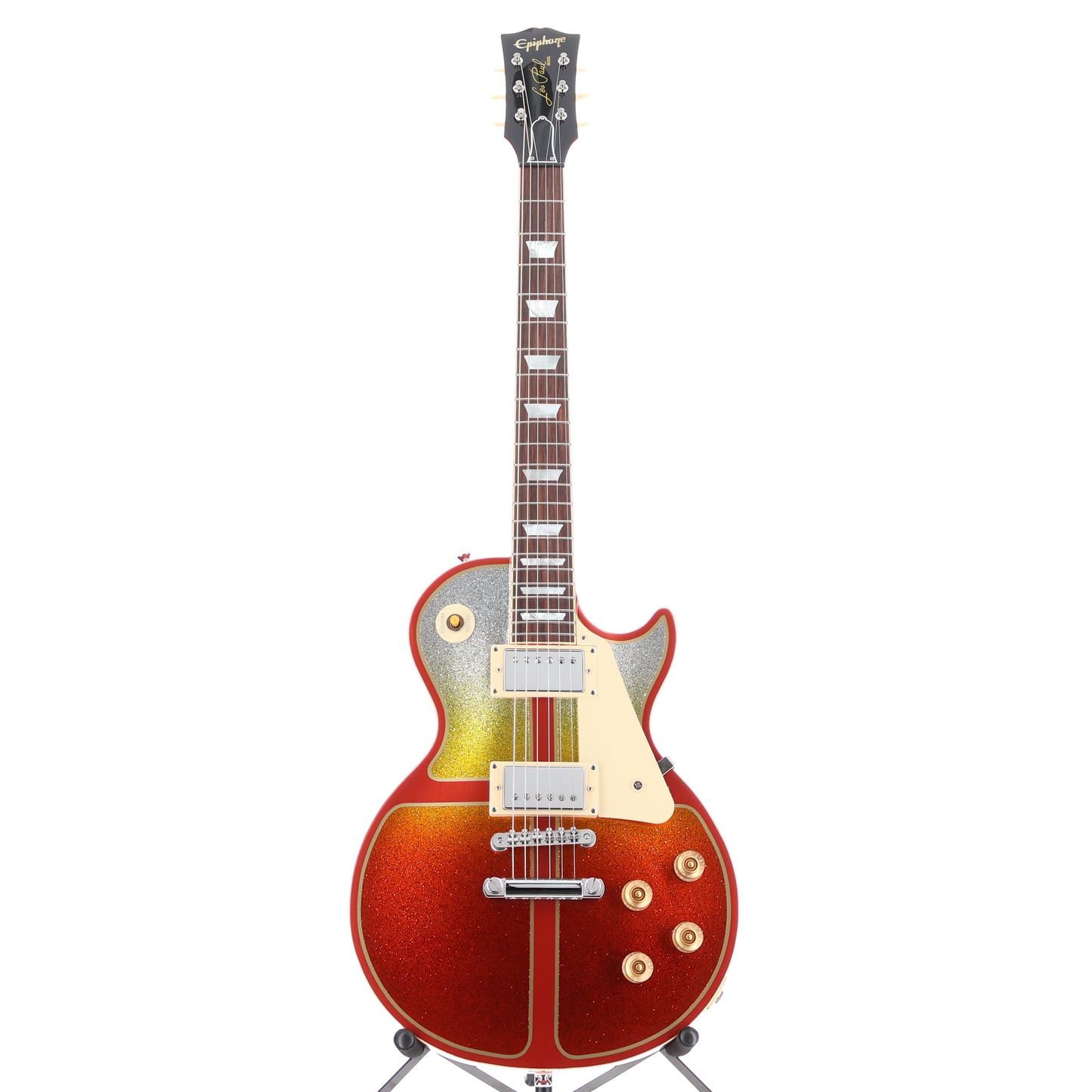 Epiphone IGC 1960 Les Paul Standard Reissue - Zenith Gold and Cinder Custom Paint Burstbucker Pickup Mod (AA13) (09105)