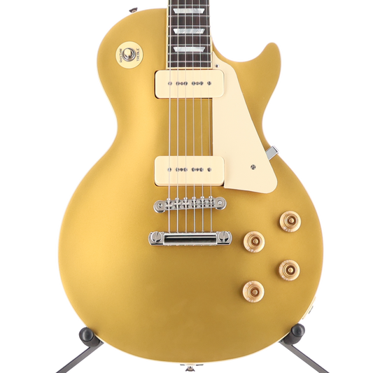 Epiphone Inspired by Gibson Custom 1956 Les Paul Goldtop Reissue Double Gold-Seymour Duncan P90 Pickup Mod (SR) (18032)