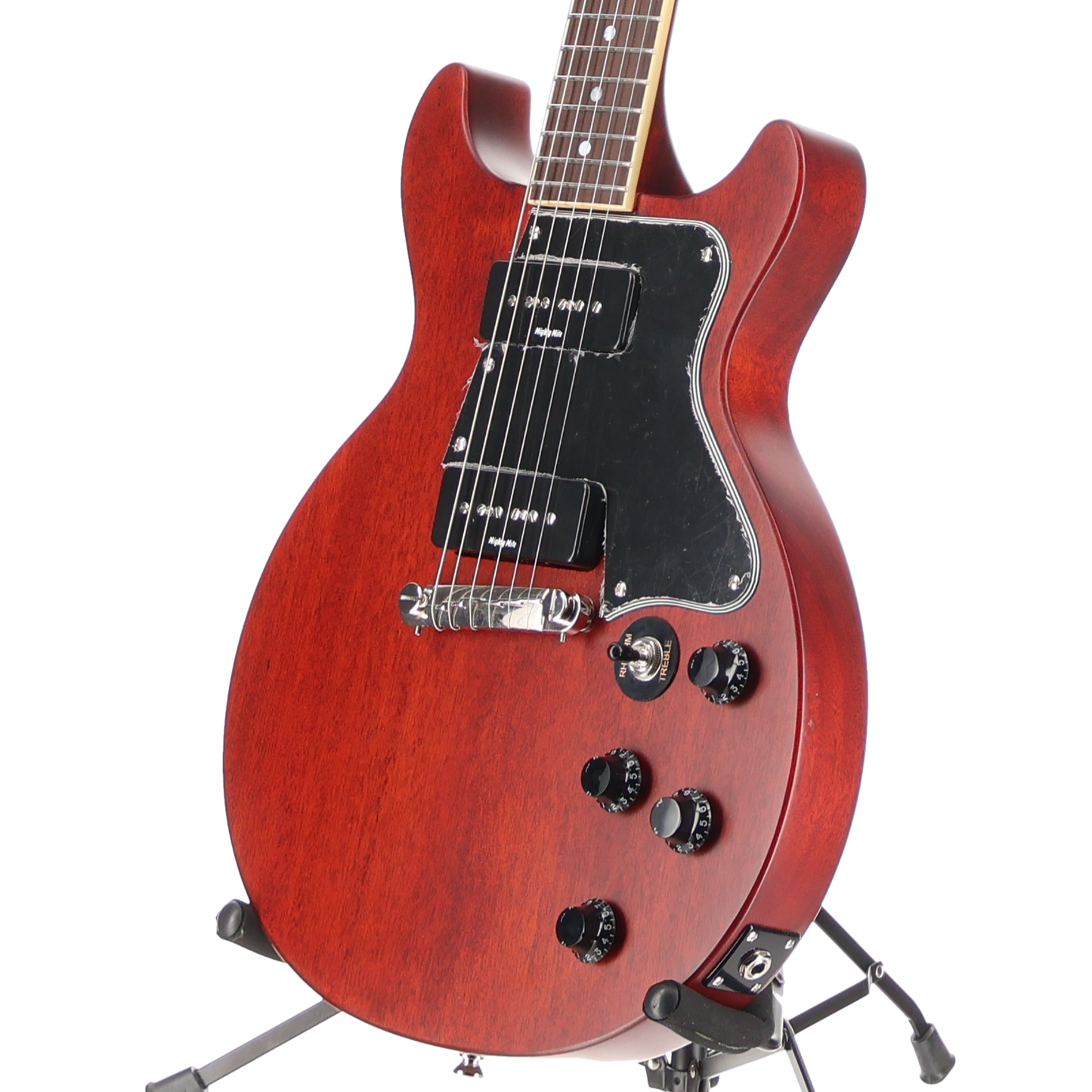 Epiphone Inspired by Gibson Custom 1960 Les Paul Spc Double Cut - MOD - Cherry Red (SR) (59079)