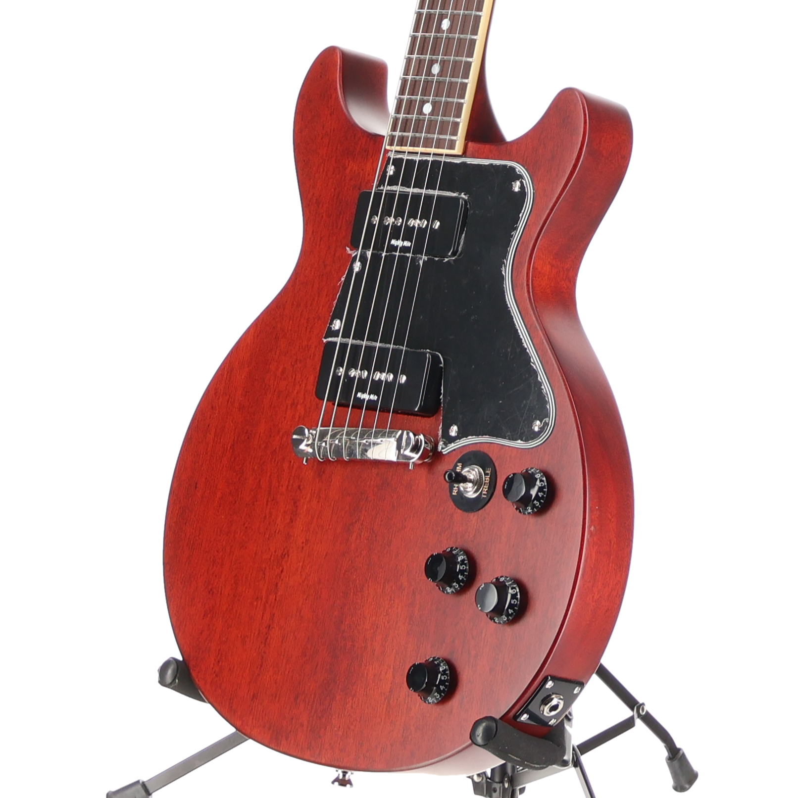 Epiphone Inspired by Gibson Custom 1960 Les Paul Spc Double Cut - MOD - Cherry Red (SR) (59079)