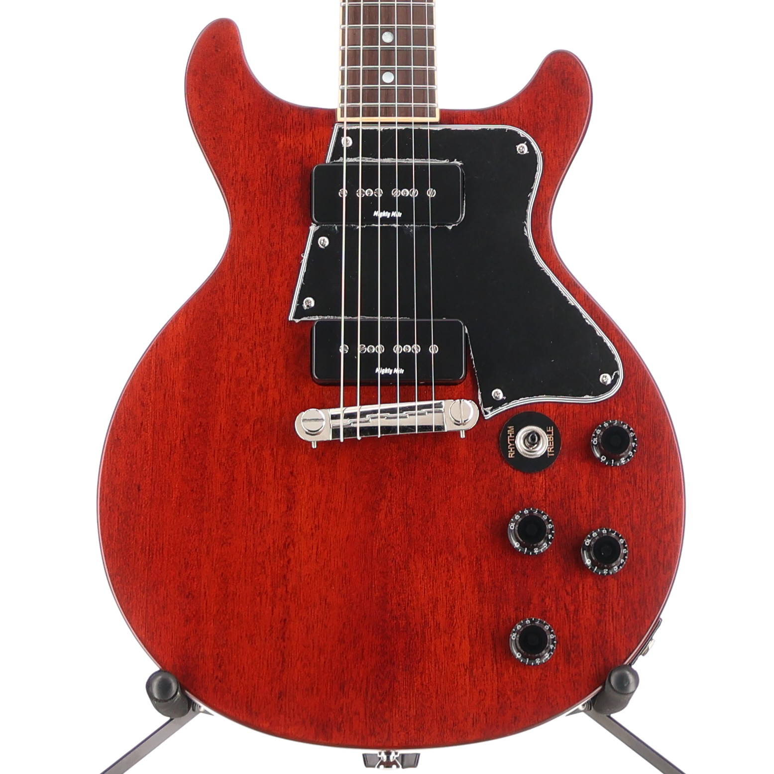 Epiphone Inspired by Gibson Custom 1960 Les Paul Spc Double Cut - MOD - Cherry Red (SR) (59079)
