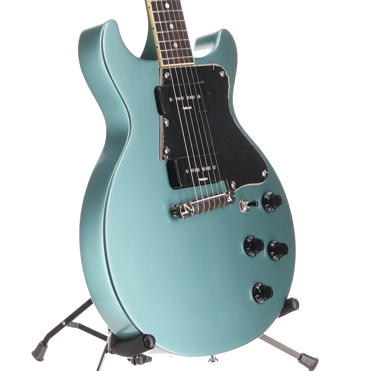 Epiphone Inspired by Gibson Custom 1960 Les Paul Special Double Cut Reissue Pelham Blue - Pickup Mod (SR) (18014)