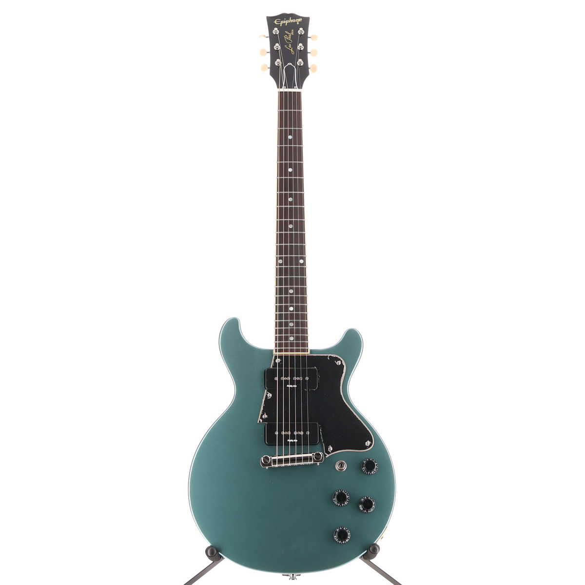 Epiphone Inspired by Gibson Custom 1960 Les Paul Special Double Cut Reissue Pelham Blue - Pickup Mod (SR) (18014)