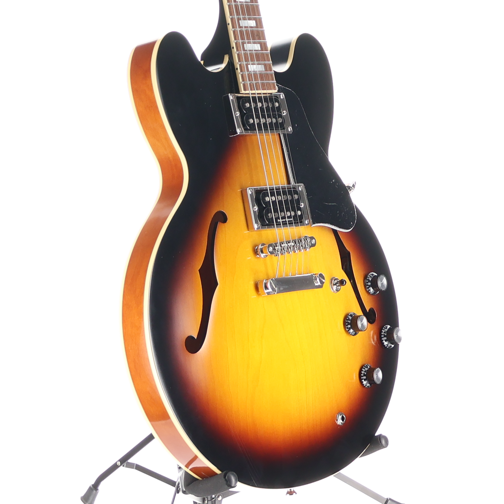 Epiphone Inspired by Gibson Custom 1962 ES-335 Reissue Vintage Burst - Seymour Duncan Pickup Mod (Z10) (59004)