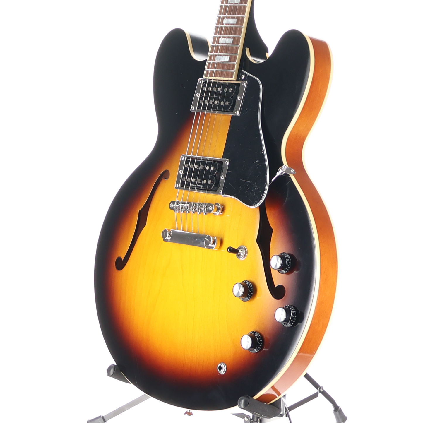 Epiphone Inspired by Gibson Custom 1962 ES-335 Reissue Vintage Burst - Seymour Duncan Pickup Mod (Z10) (59004)