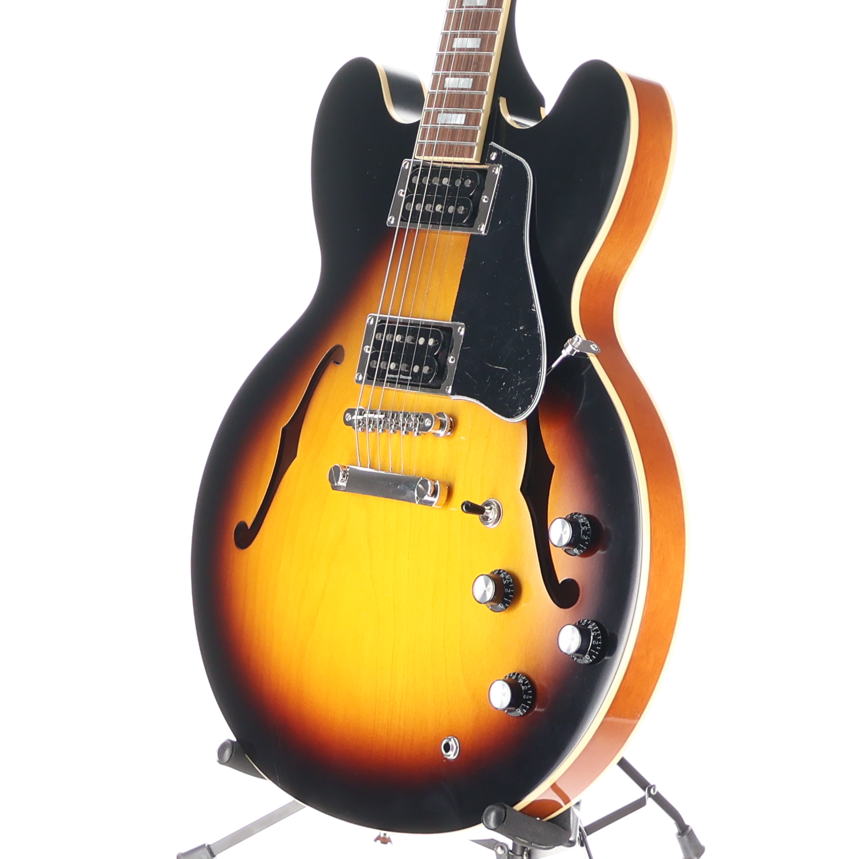 Epiphone Inspired by Gibson Custom 1962 ES-335 Reissue Vintage Burst - Seymour Duncan Pickup Mod (Z10) (59004)