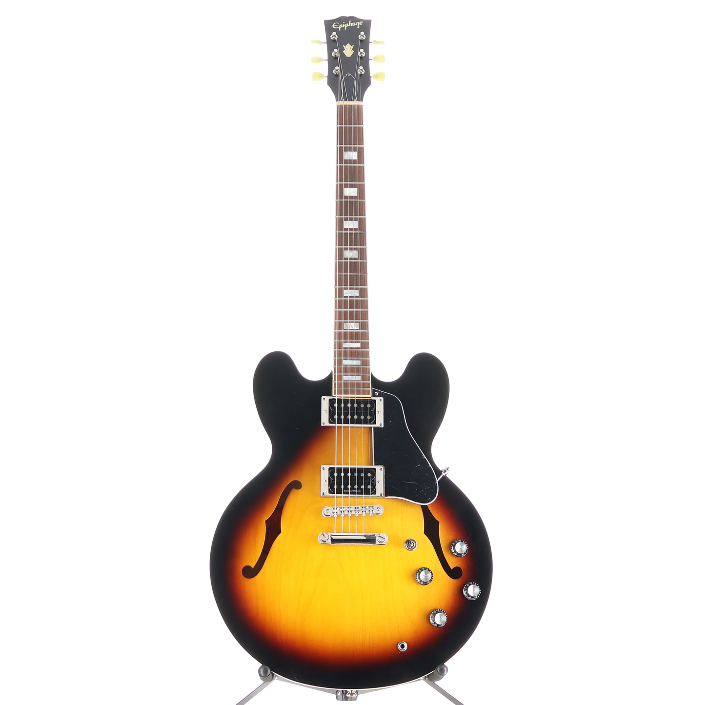 Epiphone Inspired by Gibson Custom 1962 ES-335 Reissue Vintage Burst - Seymour Duncan Pickup Mod (Z10) (59004)