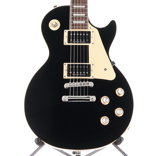 Epiphone Les Paul '60s Standard Electric Guitar Ebony w/ Seymour Duncan SH6 Pickups (SR) (09085)