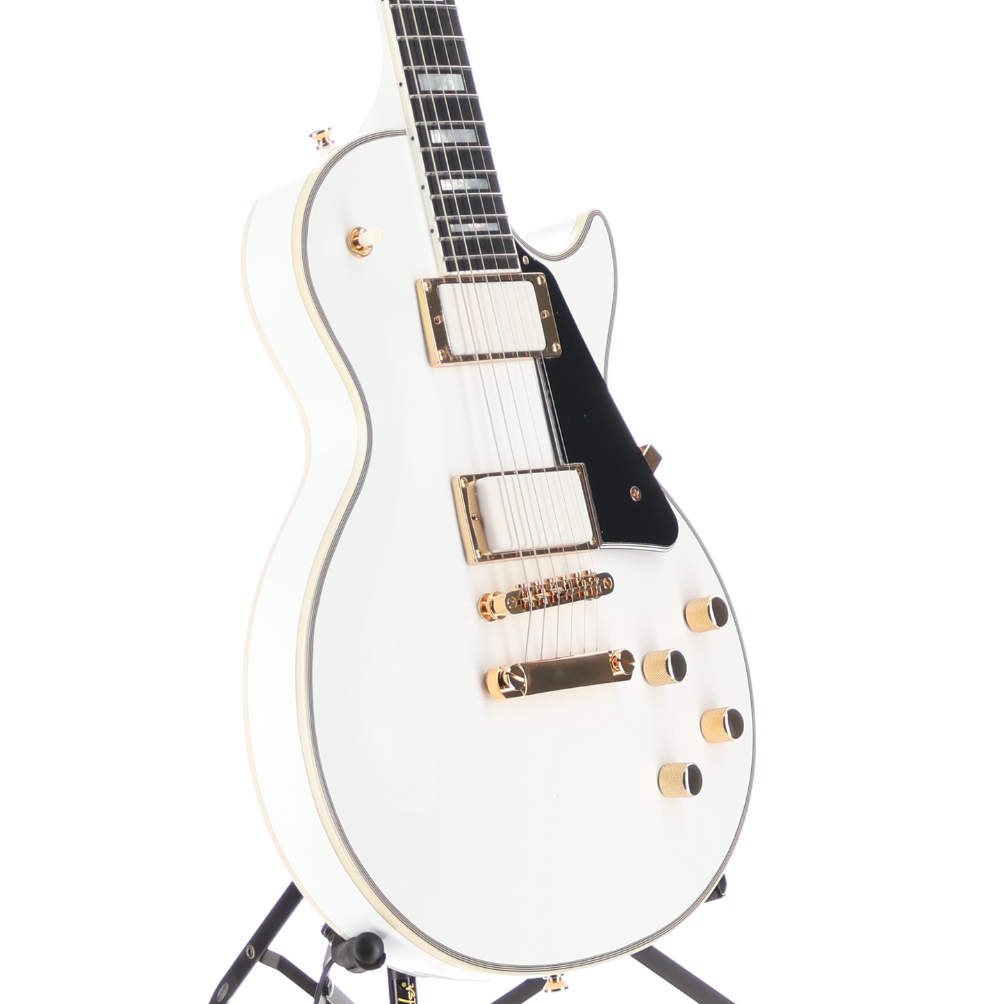 Epiphone Les Paul Custom Inspired by Gibson Alpine White with Seymour Duncan Vintage P90 Bridge Pickup Mod (SR) (99053)