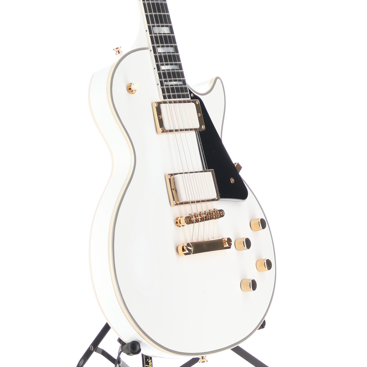 Epiphone Les Paul Custom Inspired by Gibson Alpine White with Seymour Duncan Vintage P90 Bridge Pickup Mod (SR) (99053)