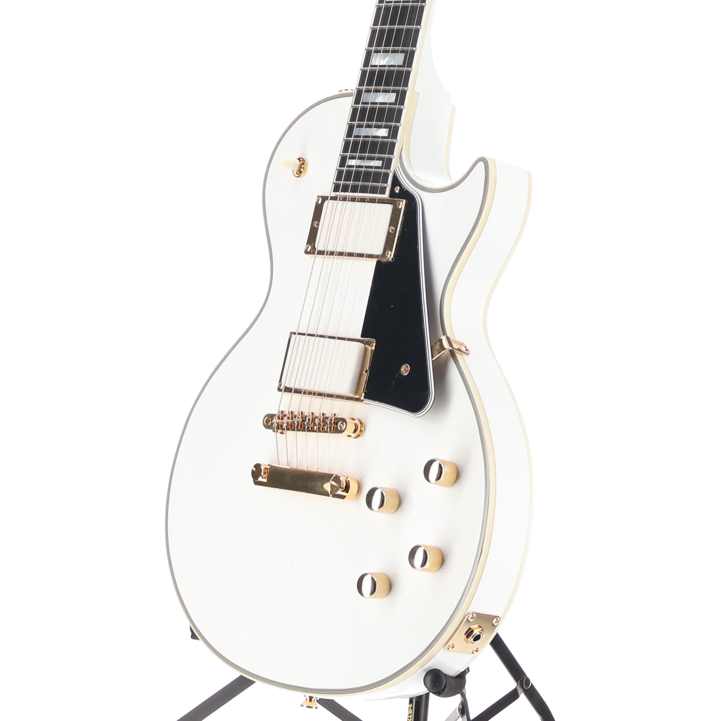 Epiphone Les Paul Custom Inspired by Gibson Alpine White with Seymour Duncan Vintage P90 Bridge Pickup Mod (SR) (99053)