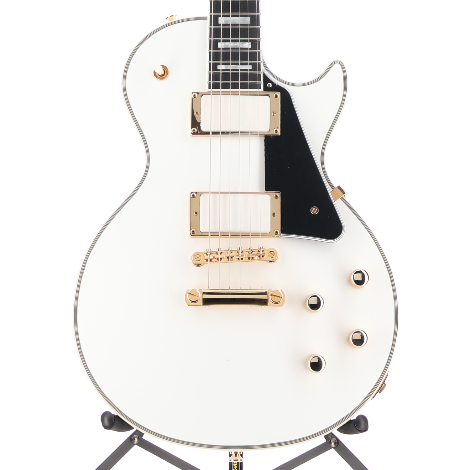 Epiphone Les Paul Custom Inspired by Gibson Alpine White with Seymour Duncan Vintage P90 Bridge Pickup Mod (SR) (99053)