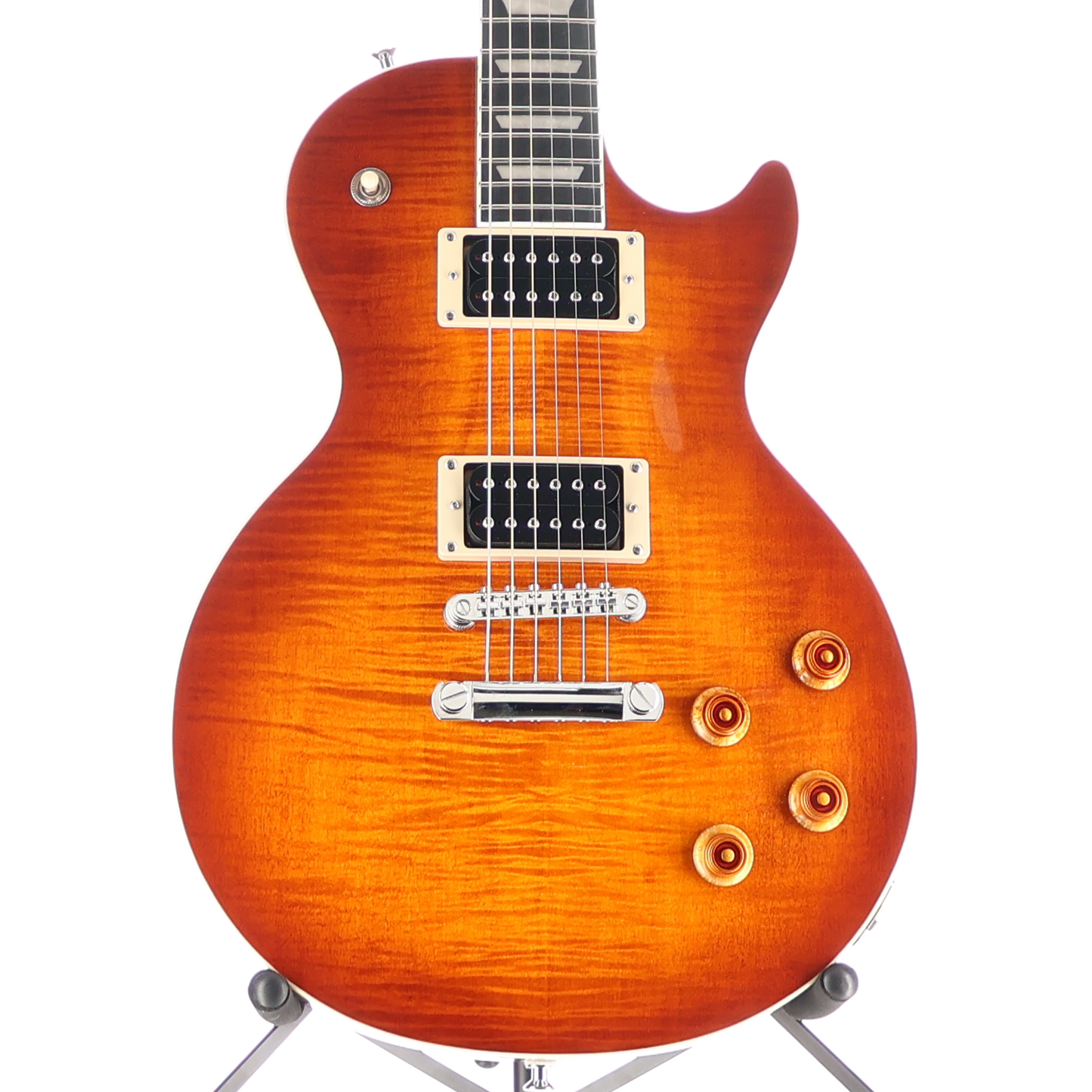 Epiphone Les Paul Modern Figured Electric Guitar Mojave Burst Electronics MOD (SR) (59040)