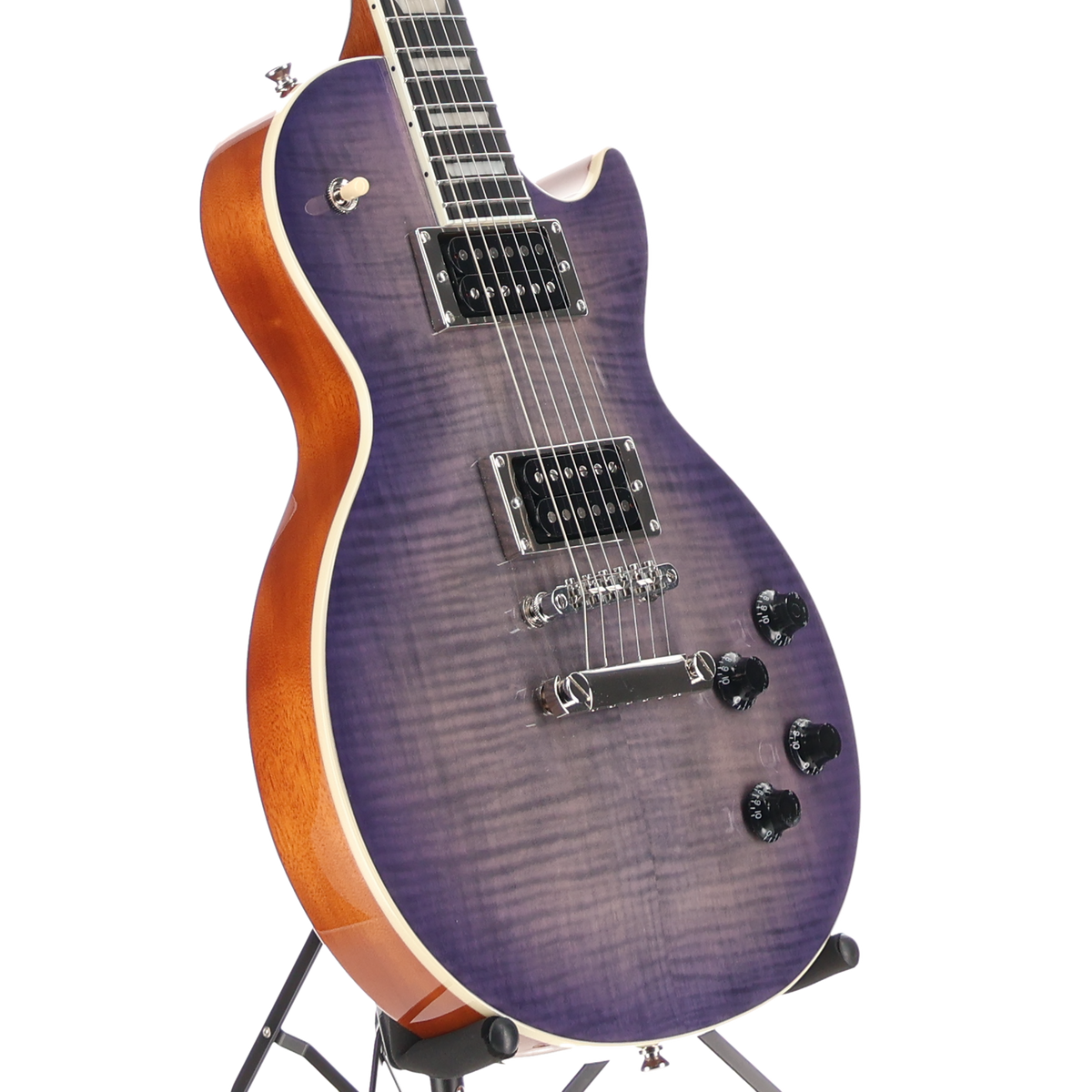 Epiphone Les Paul Modern Figured Purple Burst - Mighty Mite Motherbucker Pickup Mod (H3) (18043)