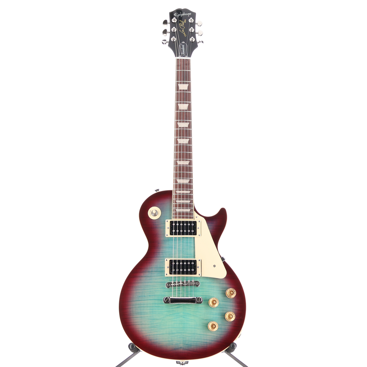 Epiphone Les Paul Standard 60s Blueberry Burst - Mighty Mite Motherbucker Humbucker Pickup Mod (RC1) (59028)