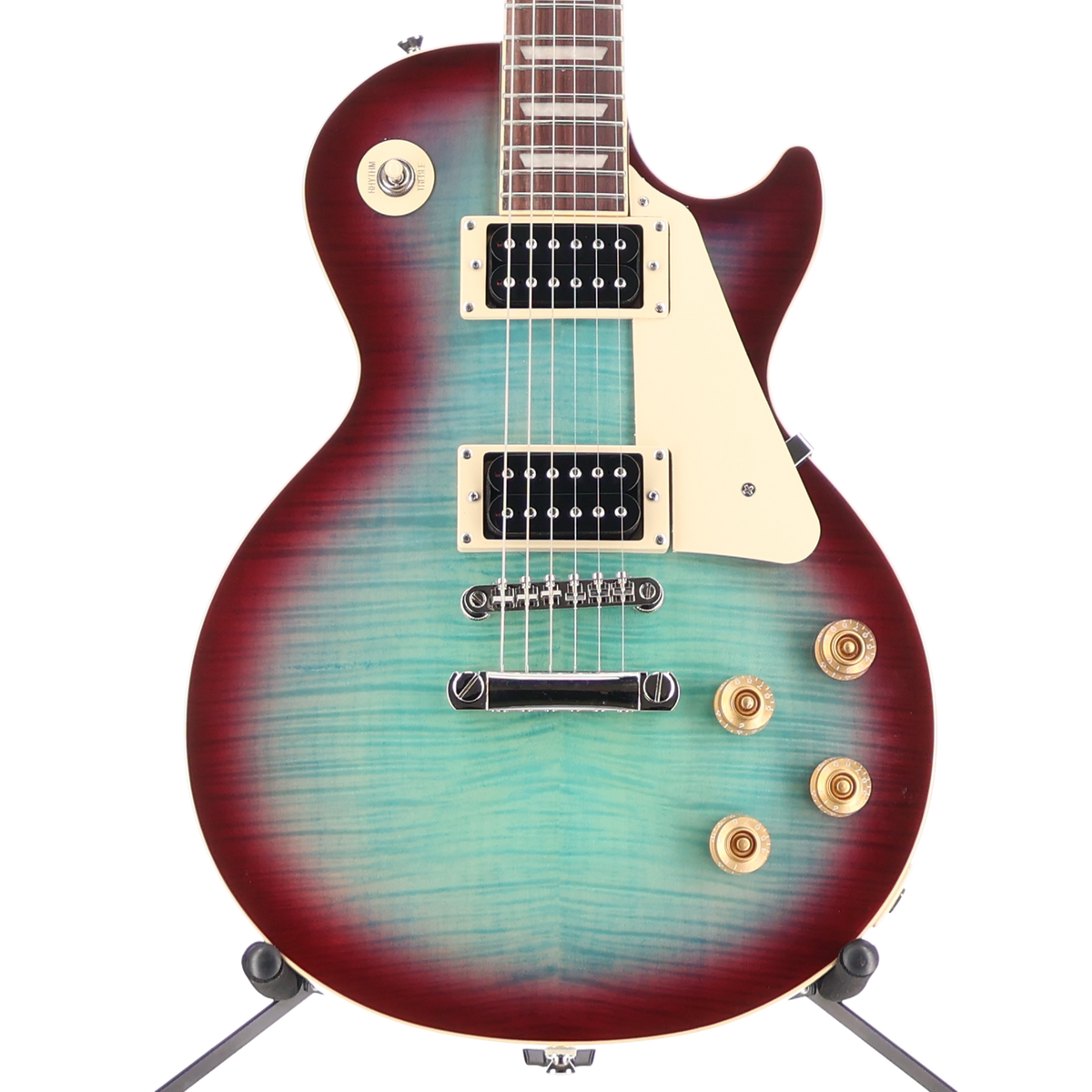 Epiphone Les Paul Standard 60s Blueberry Burst - Mighty Mite Motherbucker Humbucker Pickup Mod (RC1) (59028)