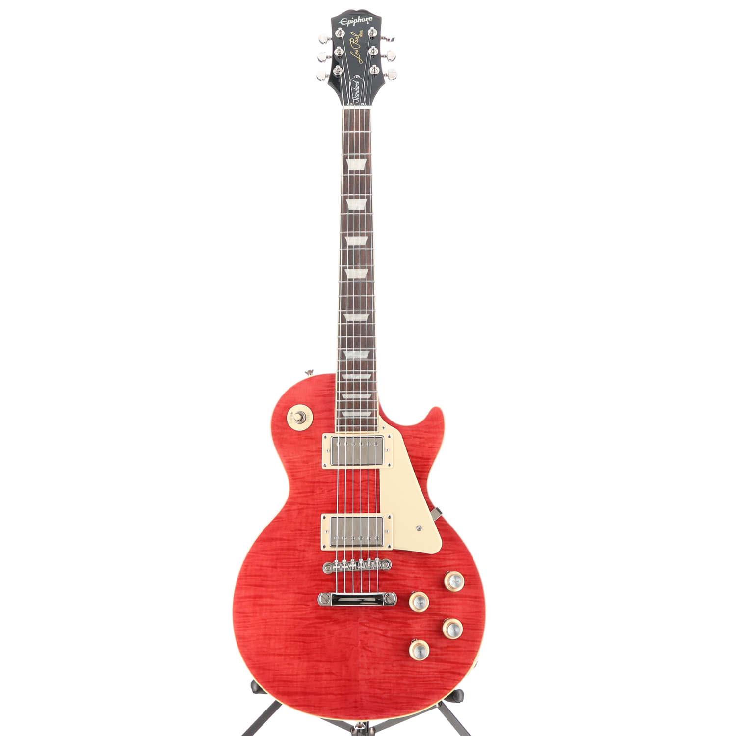 Epiphone Les Paul Standard '60s Figured Top - Fuchsia, Stage Ready (C6) (29073)