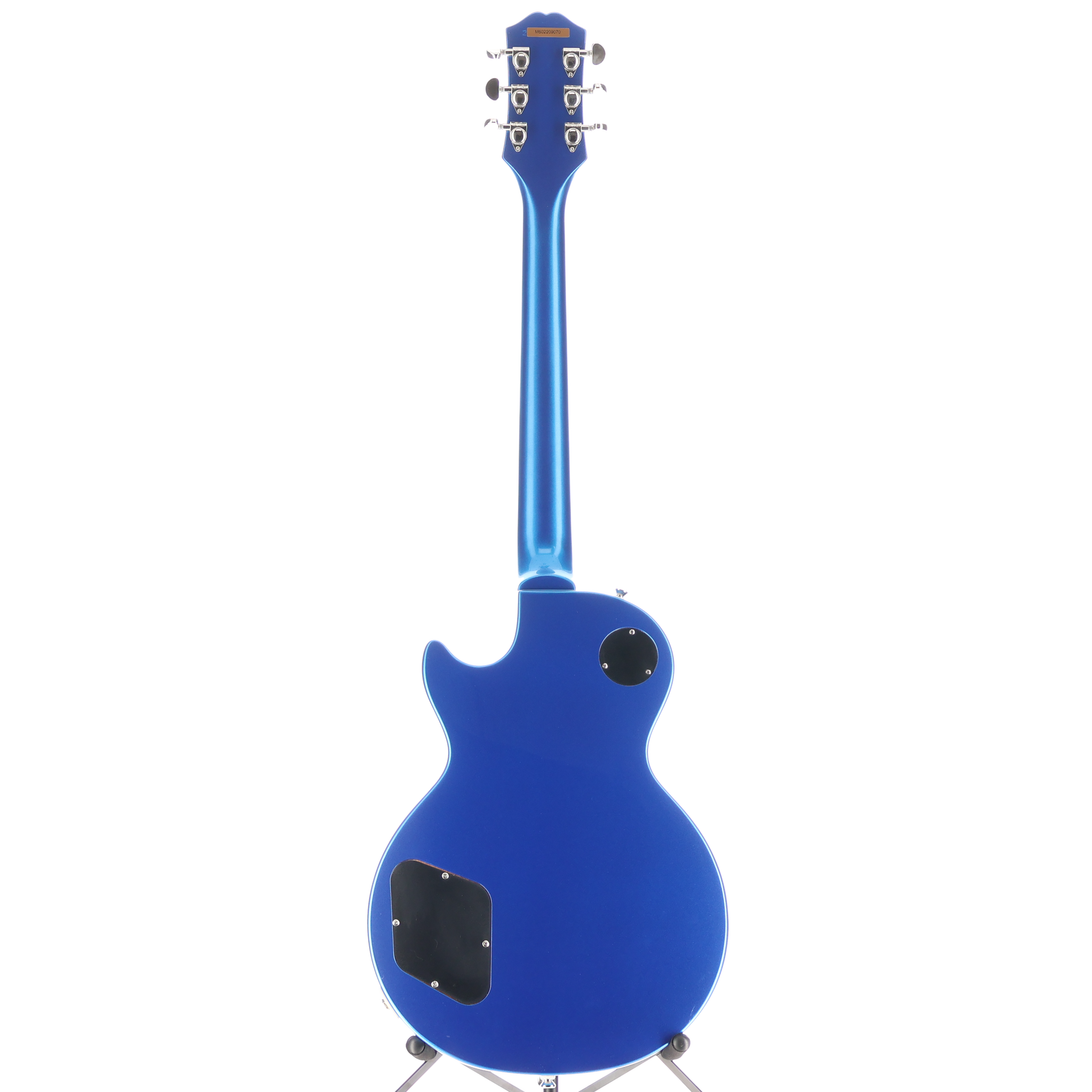 Epiphone Les Paul Standard 60s Platinum Pearl and Blue Custom Paint Burstbucker Pickup Mod (RC2) (09070)