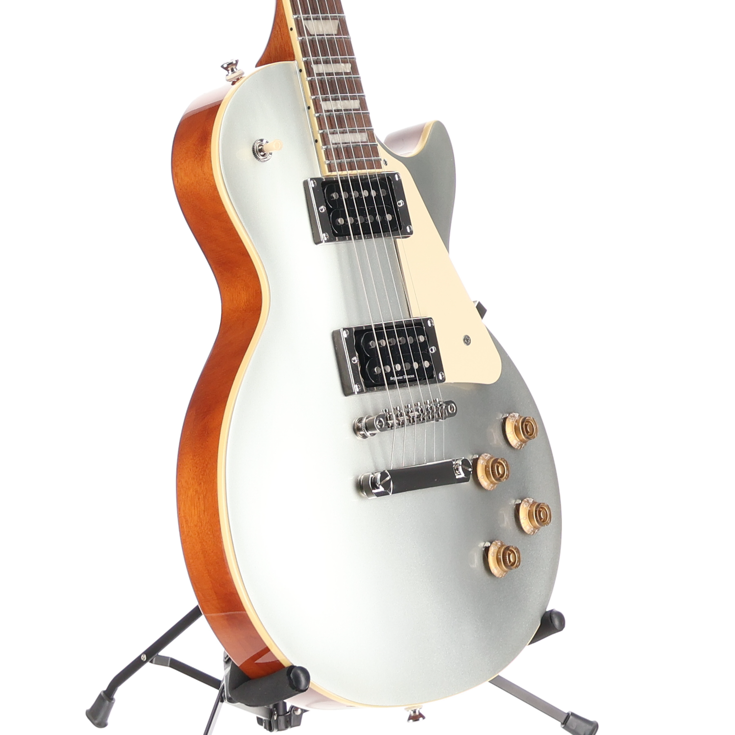 Epiphone Les Paul Standard 60s Silver Mist-Seymour Duncan Stag Mag SH3 Pickup Mod (RC1) (59050)