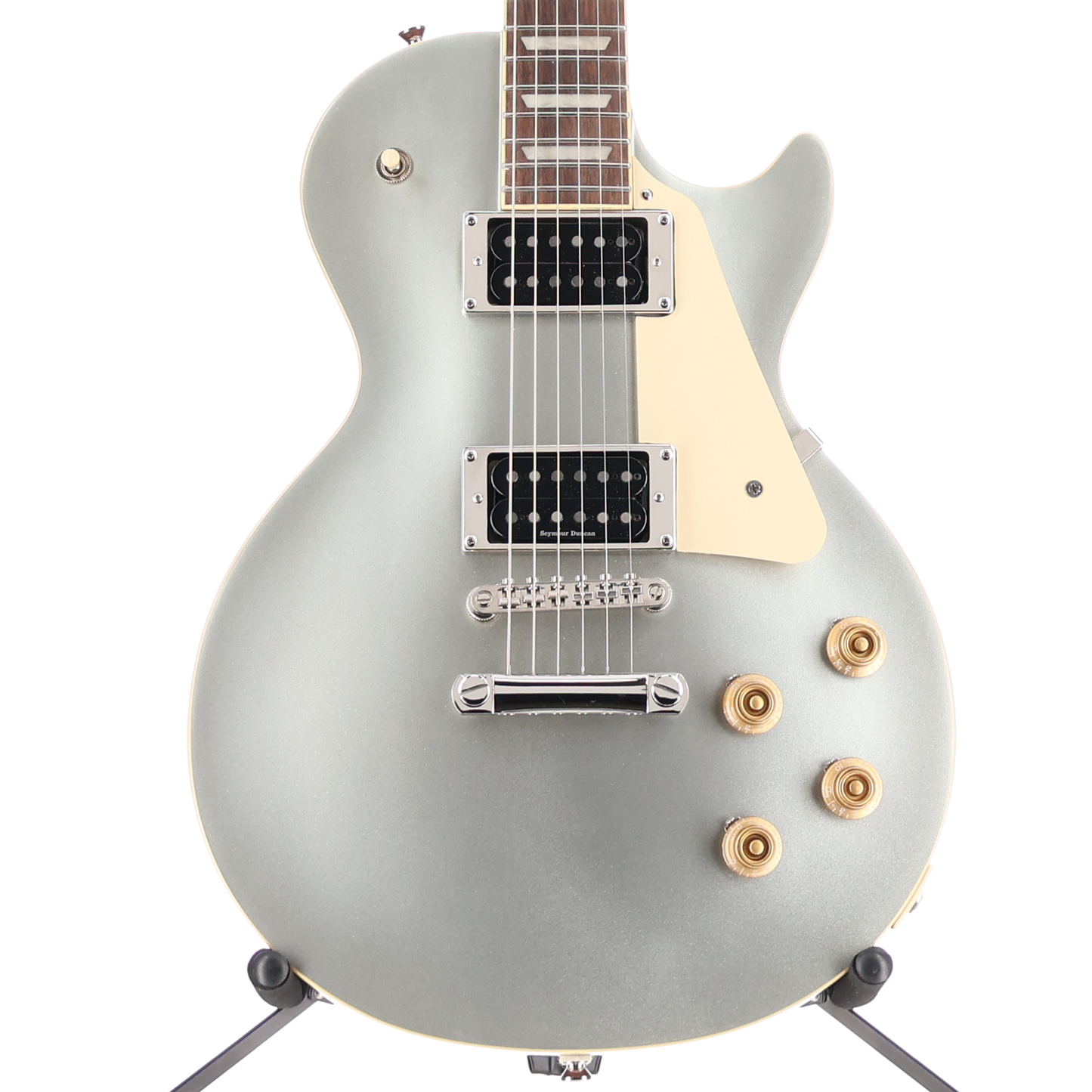 Epiphone Les Paul Standard 60s Silver Mist-Seymour Duncan Stag Mag SH3 Pickup Mod (RC1) (59050)
