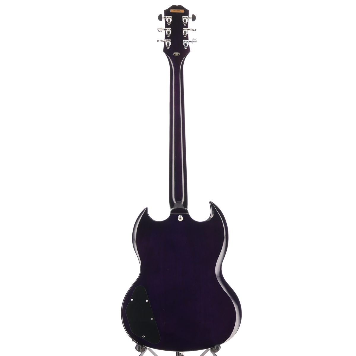 Epiphone SG Modern Figured Purple-Mighty Mite Motherbucker Pickup Mod (AA6) (39002)