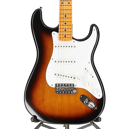 Fender 70th Anniversary American Vintage II 1954 Stratocaster, Maple Fingerboard, 2-Color Sunburst (01382)