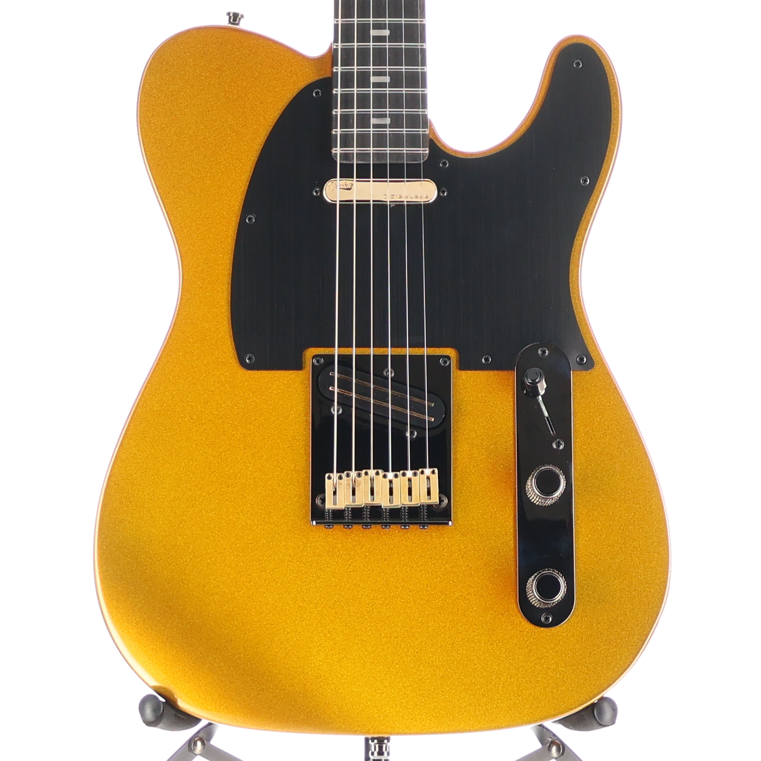 Fender 75th Anniversary American Ultra II Telecaster, Ebony Fingerboard, Liquid Gold (H9) (28472)