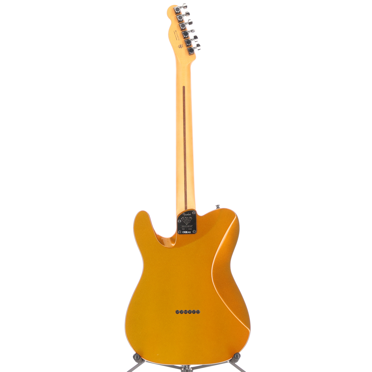 Fender 75th Anniversary American Ultra II Telecaster, Ebony Fingerboard, Liquid Gold (RC3) (01798)