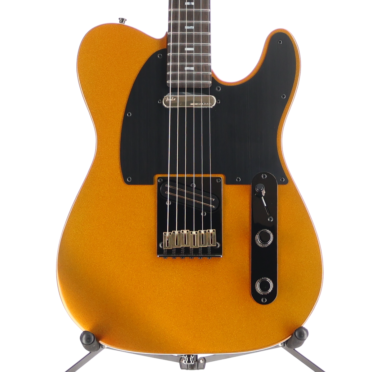 Fender 75th Anniversary American Ultra II Telecaster, Ebony Fingerboard, Liquid Gold (RC3) (01798)