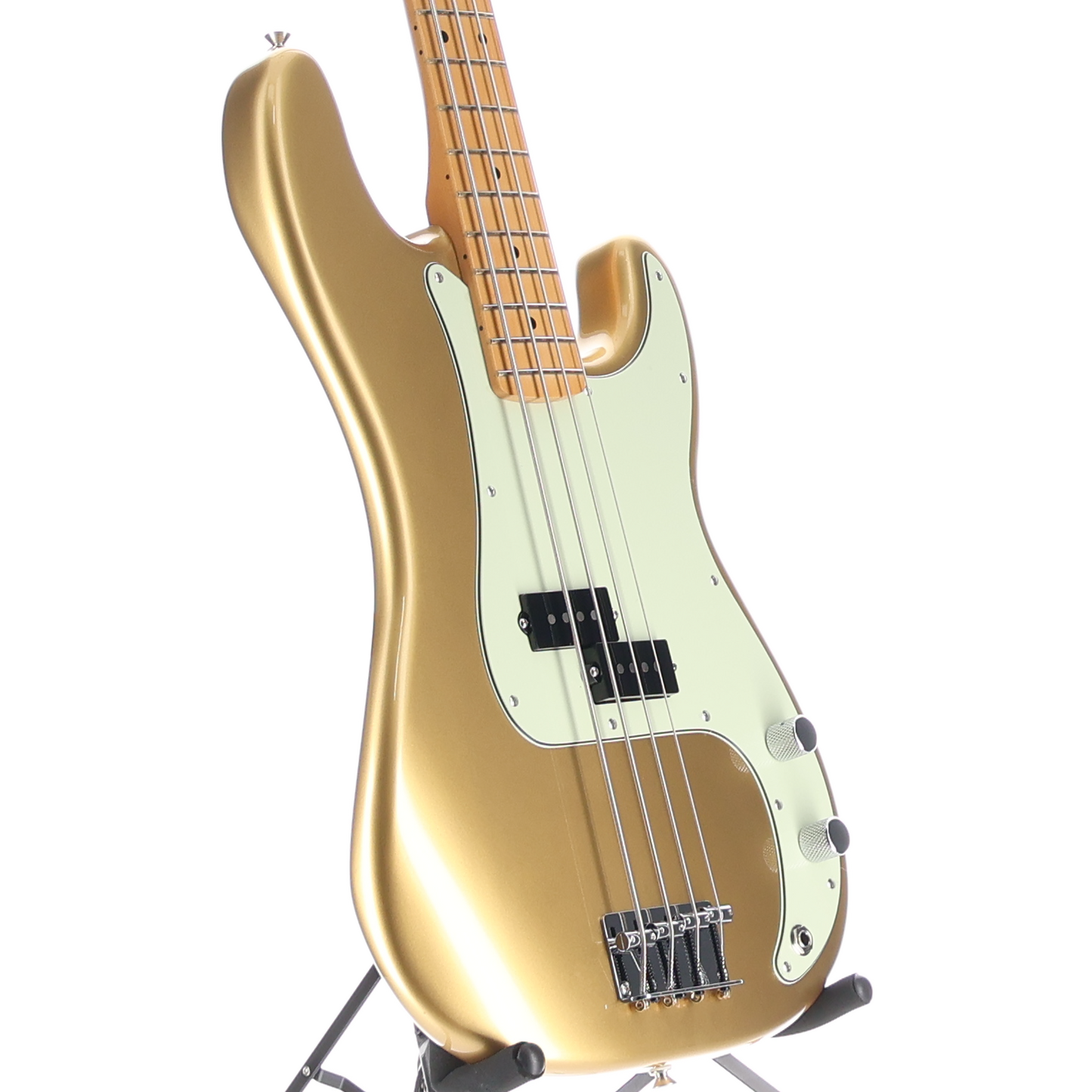 Fender 75th Anniversary Player II Precision Bass, Maple Fingerboard, Aztec Gold (V9) (13346)