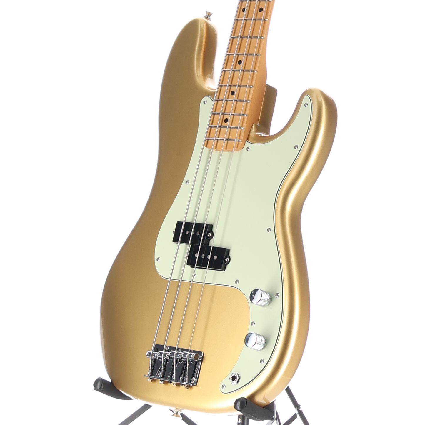 Fender 75th Anniversary Player II Precision Bass, Maple Fingerboard, Aztec Gold (V9) (13346)