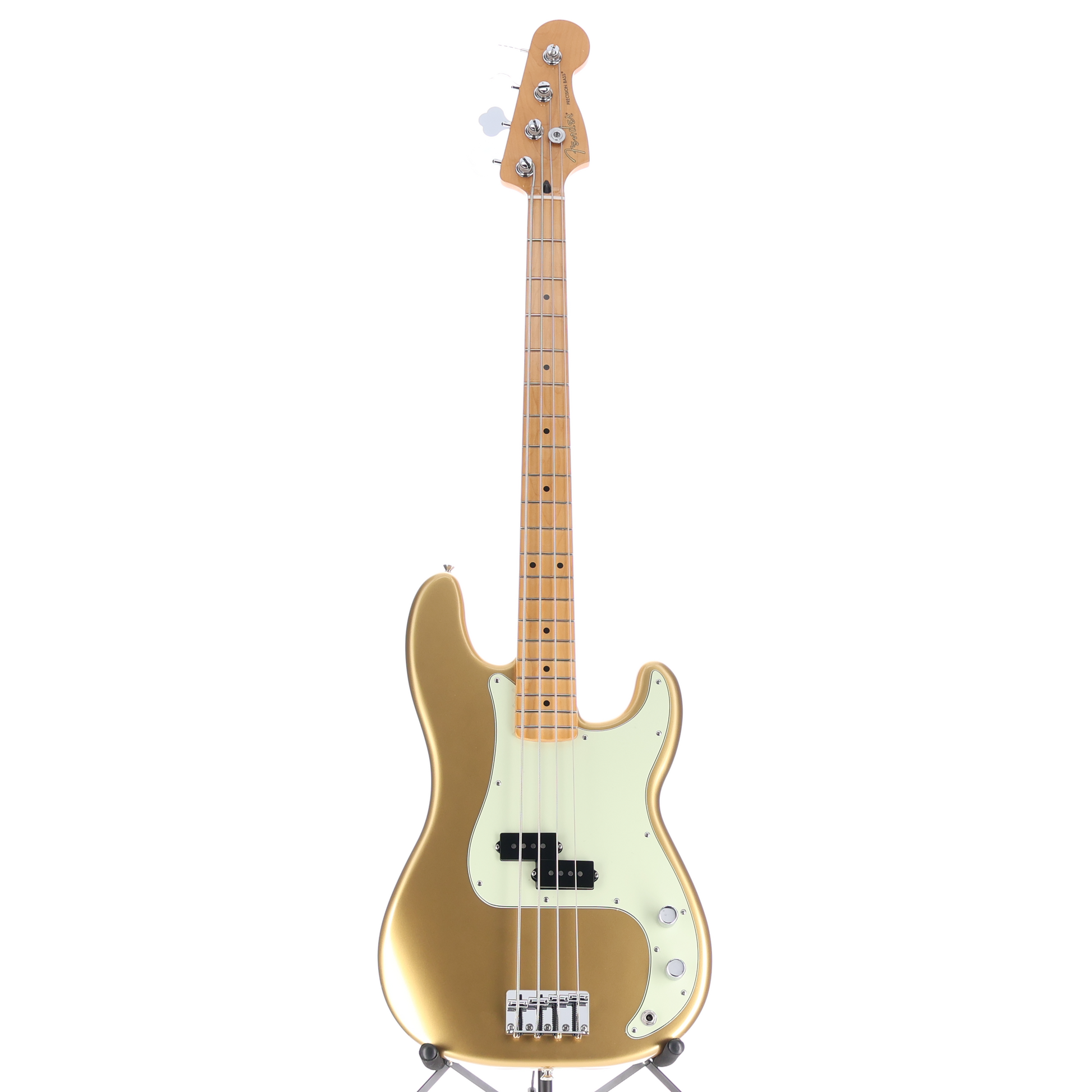 Fender 75th Anniversary Player II Precision Bass, Maple Fingerboard, Aztec Gold (V9) (13346)