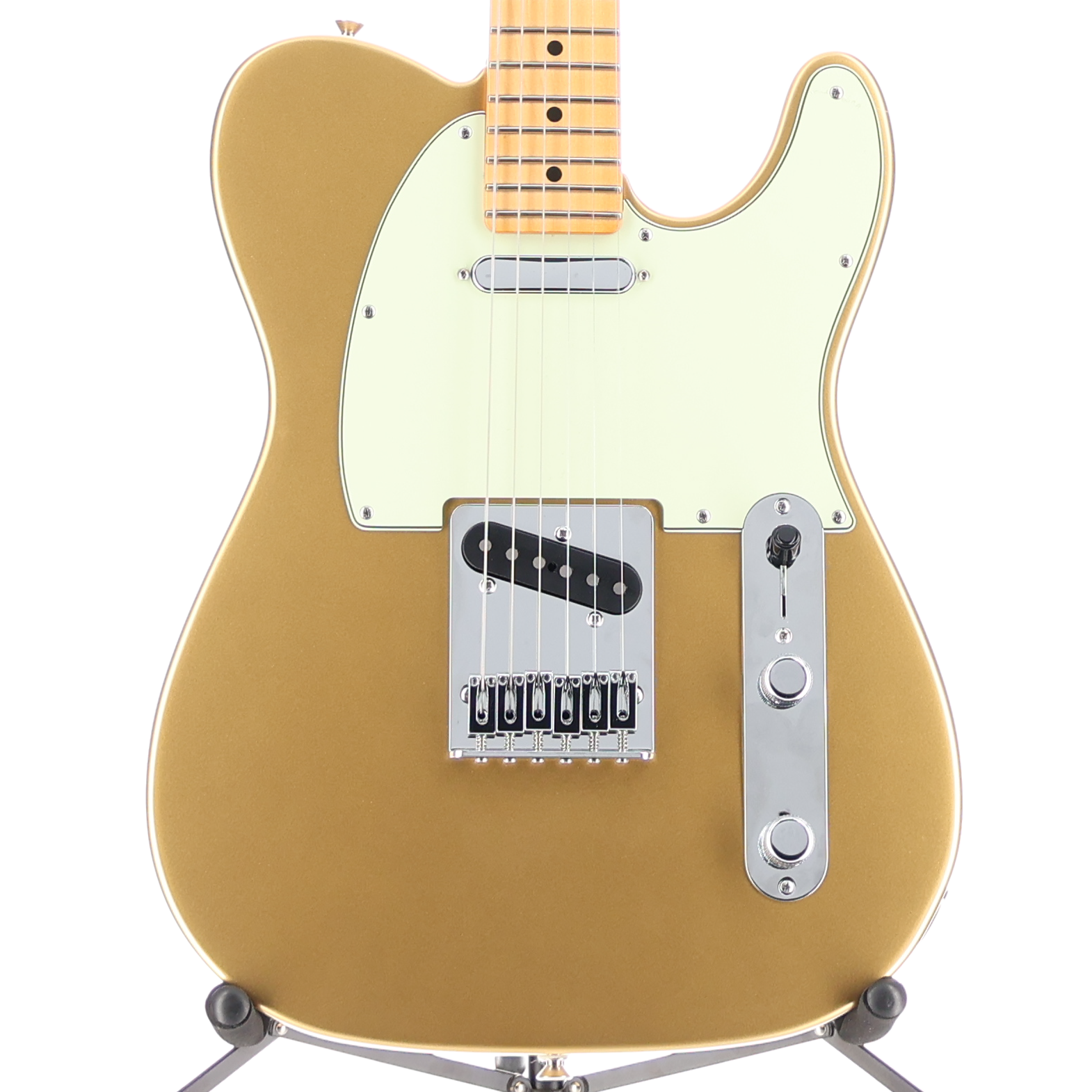 Fender 75th Anniversary Player II Telecaster, Maple Fingerboard, Aztec Gold (SR) (11063)