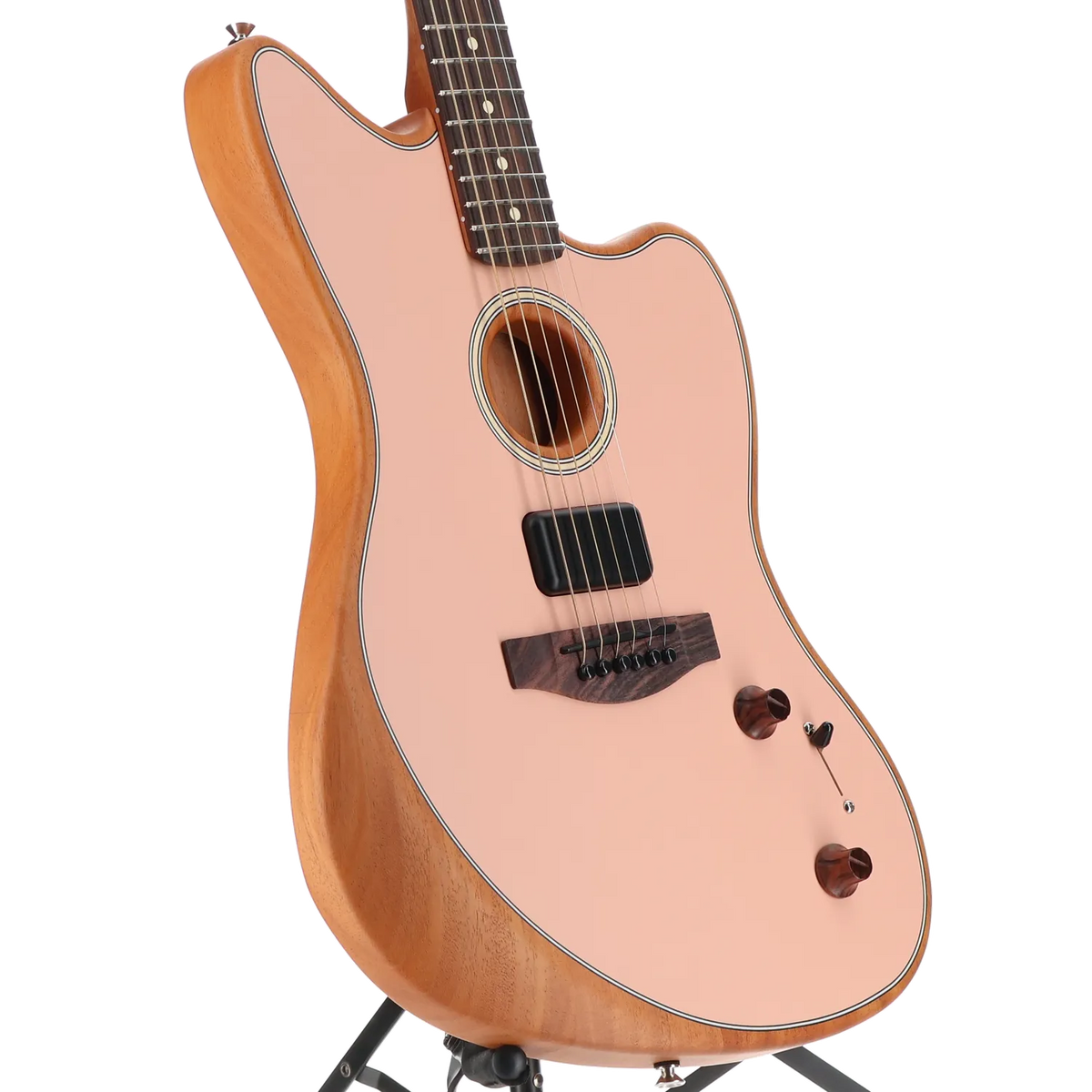 Fender Acoustasonic Player Jazzmaster, Rosewood Fingerboard, Shell Pink (S9) (17447)