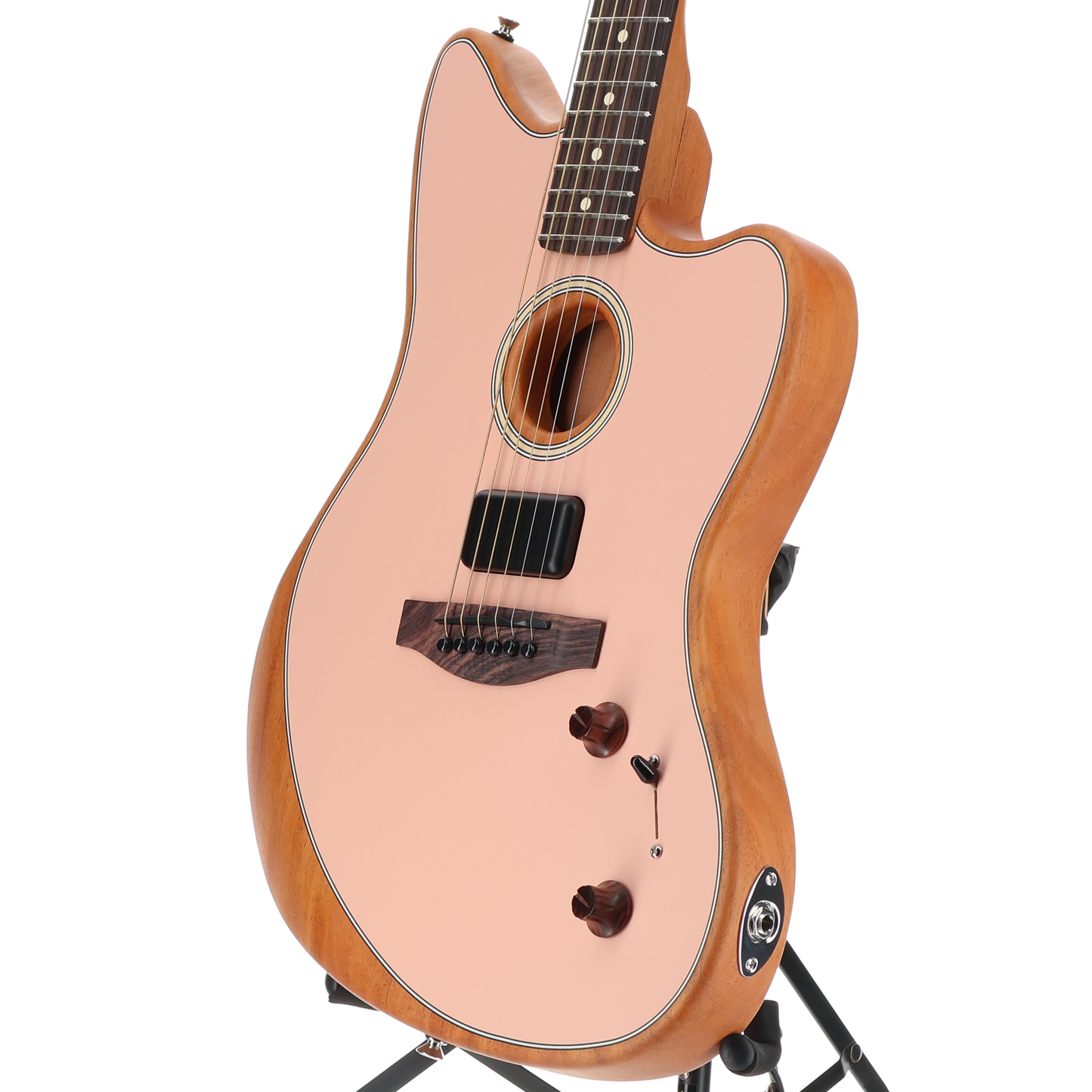 Fender Acoustasonic Player Jazzmaster, Rosewood Fingerboard, Shell Pink (S9) (17447)