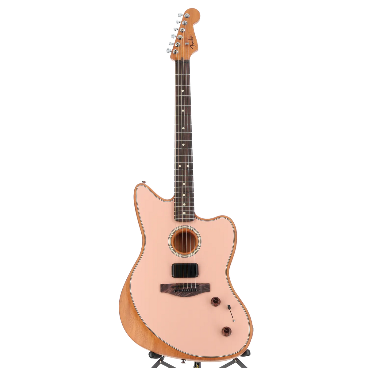 Fender Acoustasonic Player Jazzmaster, Rosewood Fingerboard, Shell Pink (S9) (17447)