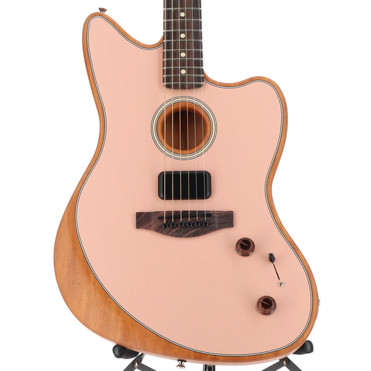 Fender Acoustasonic Player Jazzmaster, Rosewood Fingerboard, Shell Pink (S9) (17447)