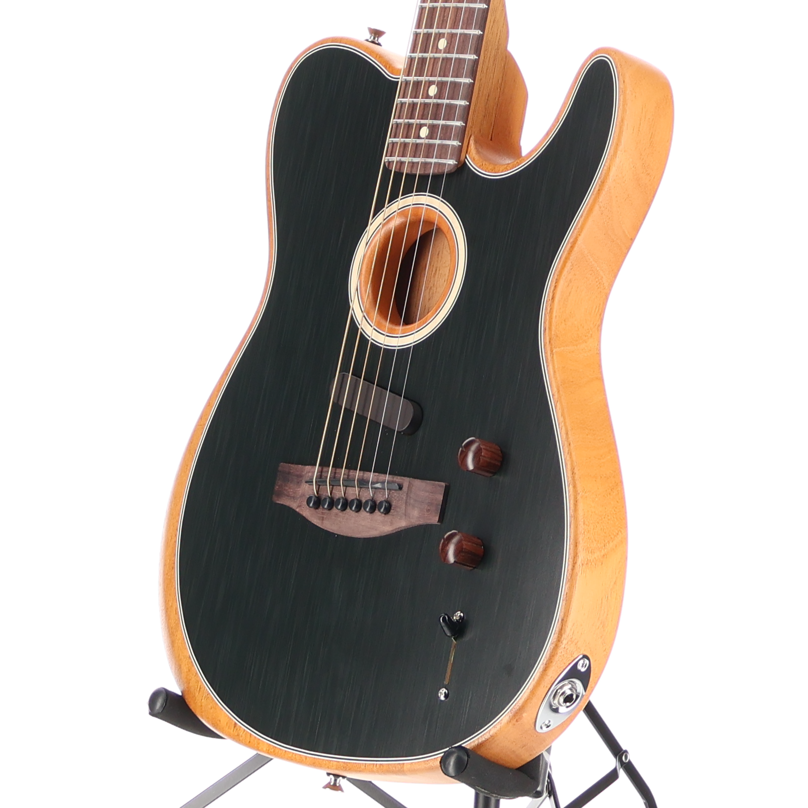 Fender Acoustasonic Player Telecaster, Brushed Black, Plays Great (R13) (06017)