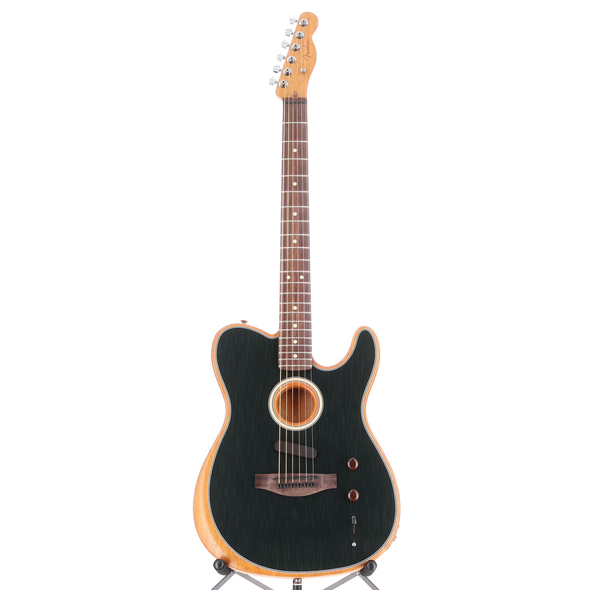 Fender Acoustasonic Player Telecaster, Brushed Black, Plays Great (R13) (06017)