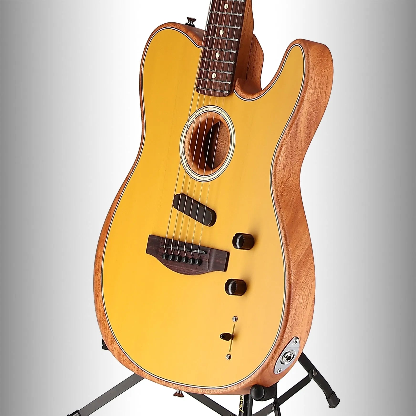 Fender Acoustasonic Player Telecaster, Rosewood Fingerboard, Butterscotch Blonde (F4) (04507)