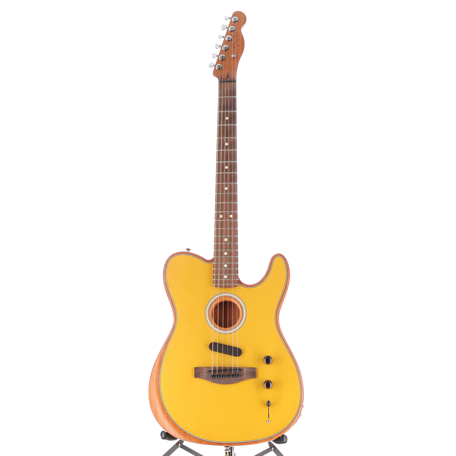 Fender Acoustasonic Player Telecaster, Rosewood Fingerboard, Butterscotch Blonde (R1) (02812)