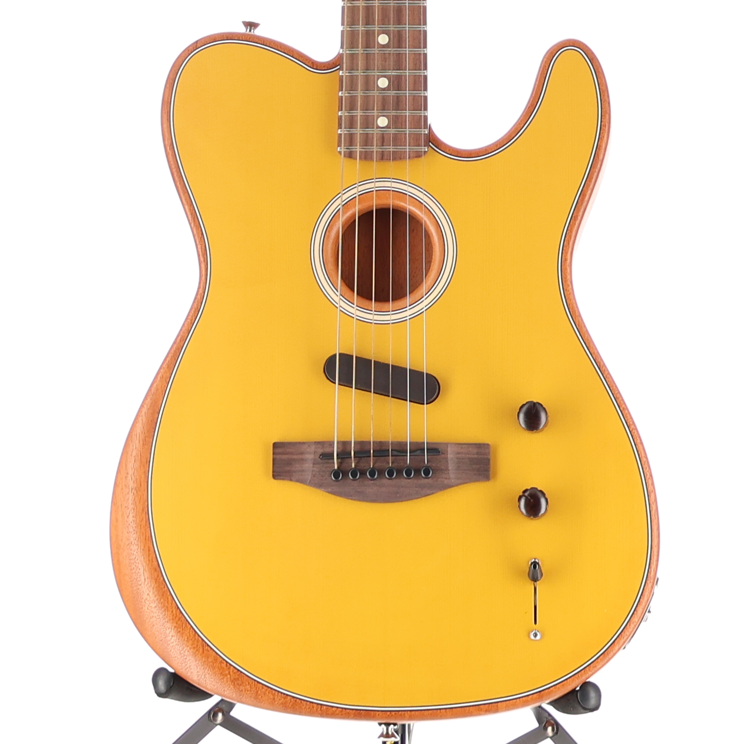Fender Acoustasonic Player Telecaster, Rosewood Fingerboard, Butterscotch Blonde (R1) (02812)