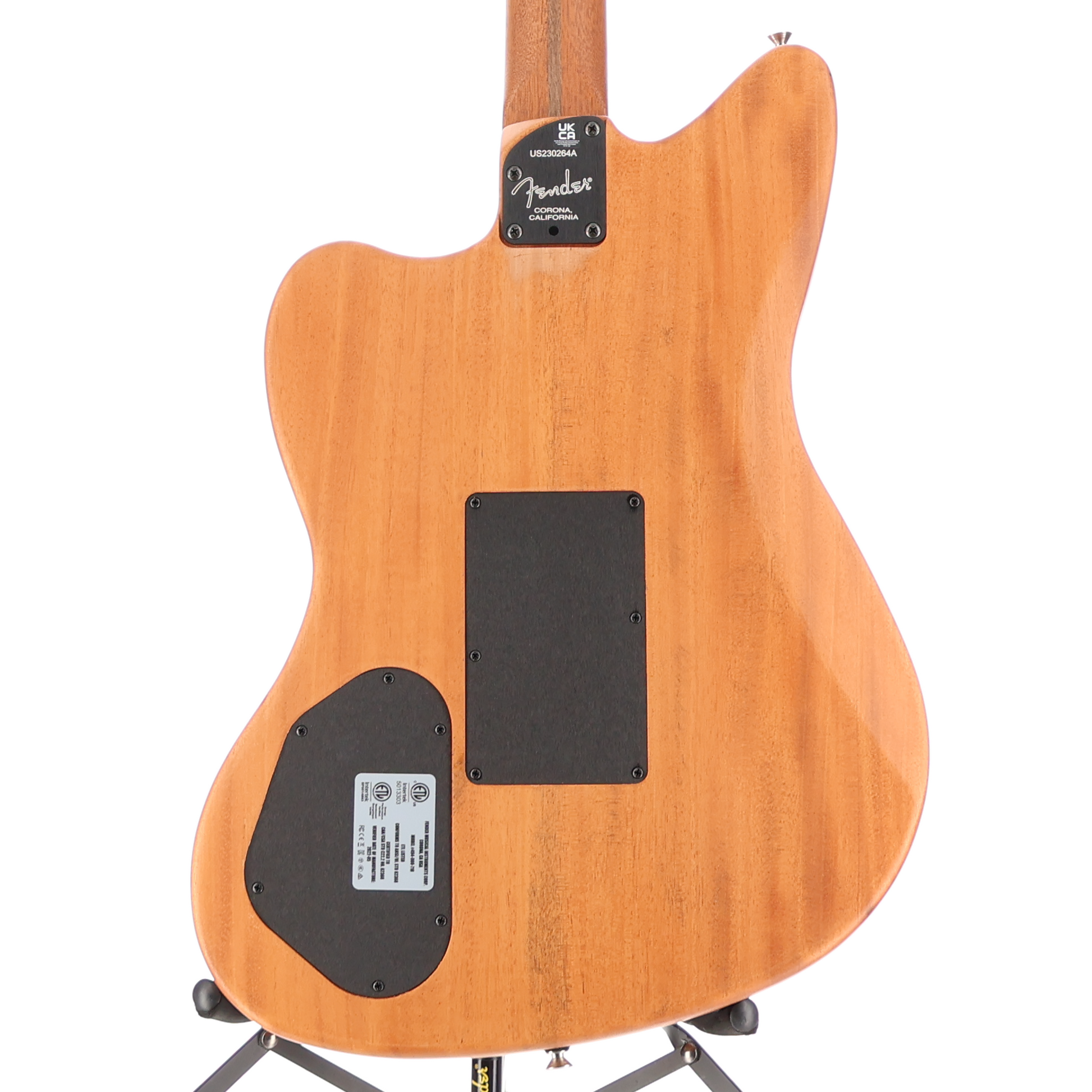 Fender American Acoustasonic Jazzmaster All-Mahogany, Ebony Fingerboard, Natural (EF11) (0264A)