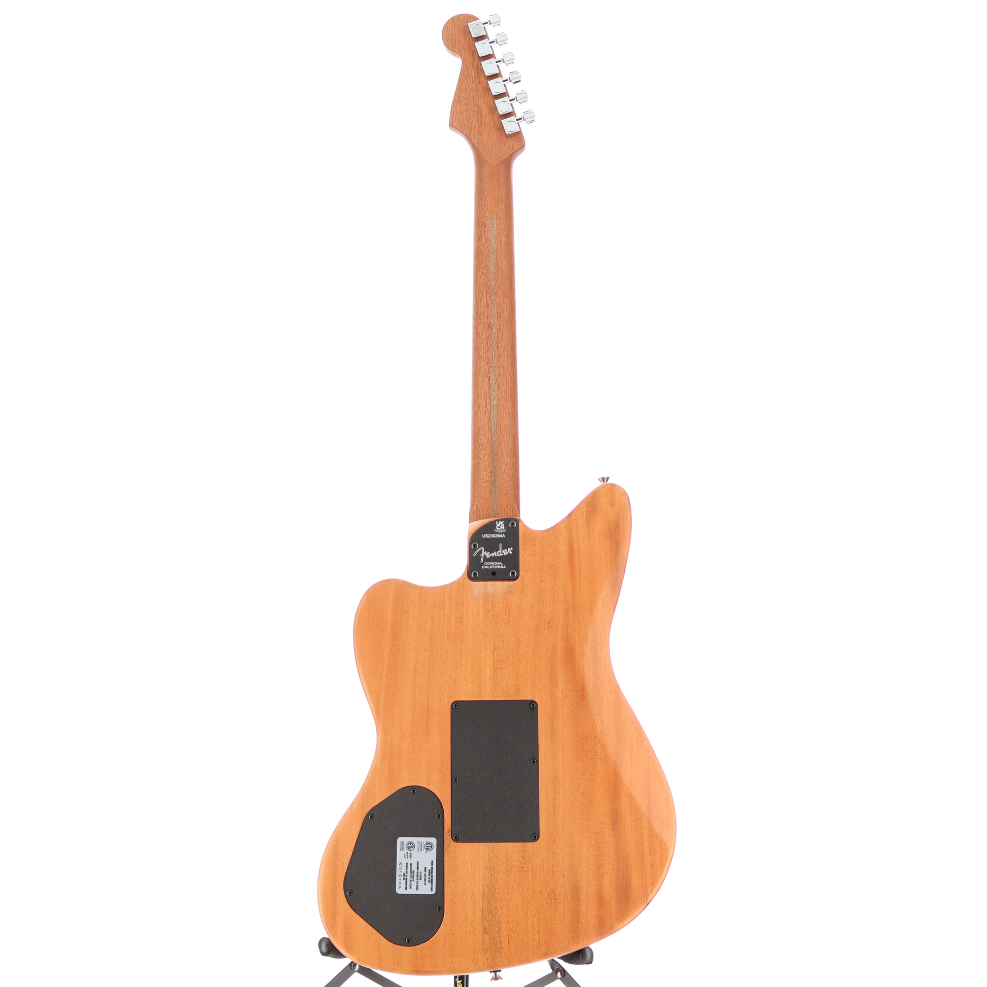 Fender American Acoustasonic Jazzmaster All-Mahogany, Ebony Fingerboard, Natural (EF11) (0264A)
