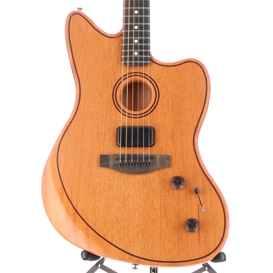 Fender American Acoustasonic Jazzmaster All-Mahogany, Ebony Fingerboard, Natural (EF11) (0264A)